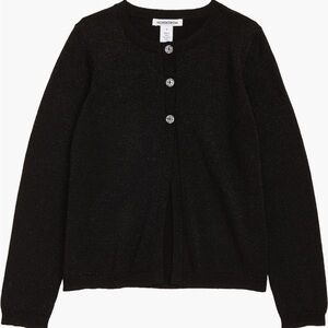 🖤 Nordstrom Black Metallic Sparkle Button-Up Cardigan